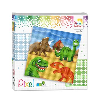 Pixel set Dino&#039;s/ Pixelhobby