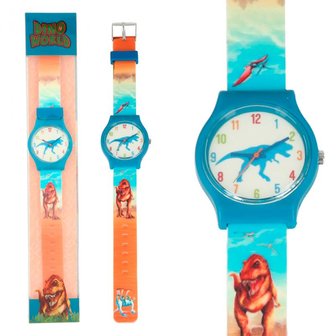 Horloge Dino blauw / Dino World