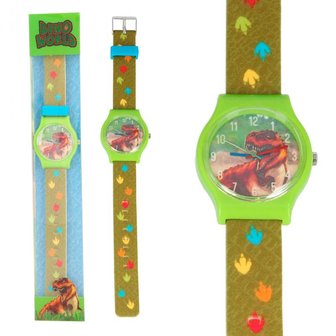 Horloge Dino groen / Dino World