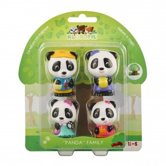 Set van 4 Klorofil characters de Panda&#039;s / Klorofil 1