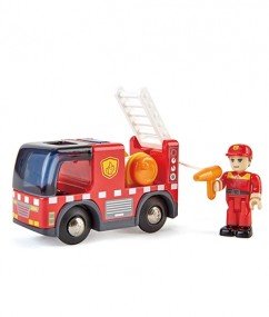 brandweerwagen met sirene