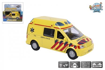 Ambulance met licht/geluid / Kids Globe