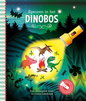 Zaklampboek - Speuren in het dinobos 
