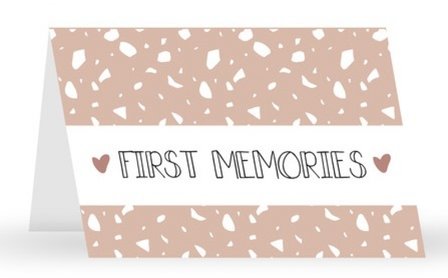First memories bewaardoosje (roze) / Pepermints