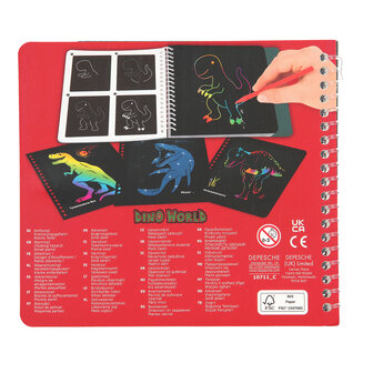 Mini Magic Scratch boek / Dino World