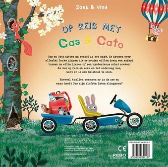 Zoek en vind - Op reis met Cas &amp; Cato - zoekboek / Rebo