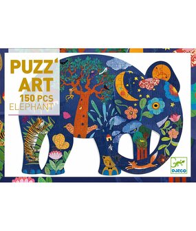 Puzzel Puzz&#039;Art Olifant (150 st.) / Djeco