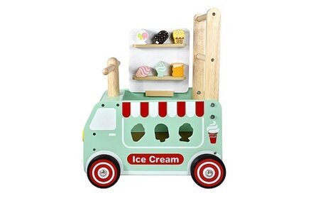Houten Loop/duwwagen Ice Cream / I&#039;m Toy