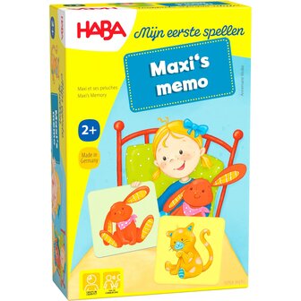 Mijn eerste spellen - Maxi&#039;s Memo / Haba