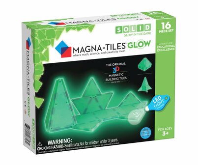Glow 16 Piece Set / Magna-Tiles