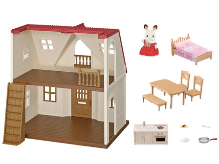 Poppenhuis Startershuis Red Roof Cosy Cottage (5567) / Sylvanian Families 