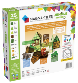 Jungle animals - 25-Piece Set / Magna-Tiles