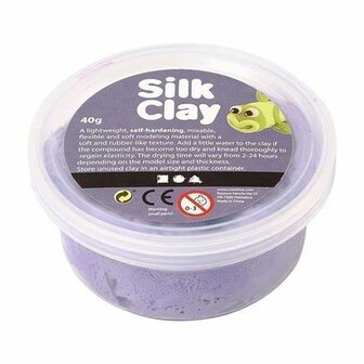 Silk Clay t  Paars Foam Clay
