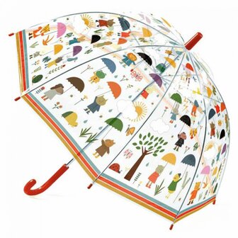 Kinderparaplu In de regen Djeco 