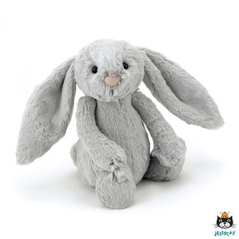 Konijn Bashful Silver Bunny Small / JellyCat
