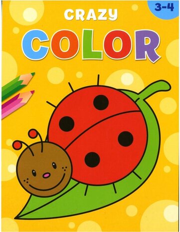 Kleurboek Crazy color (3-4 jaar) / Deltas