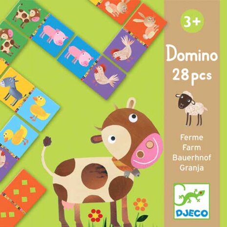 Domino puzzel boerderij Djeco