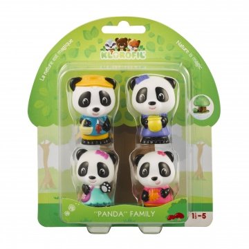 Set van 4 Klorofil characters de Panda's / Klorofil 1