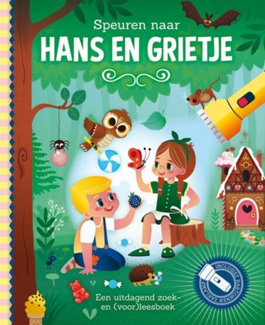 Zaklampboek- Speuren naar Hans & Grietje / Lantaarn 1