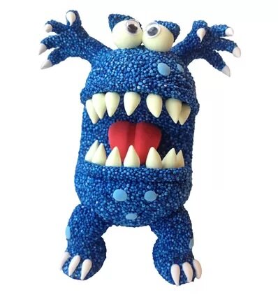 DIY Kit Blauw Monster knutselset / Foam Clay