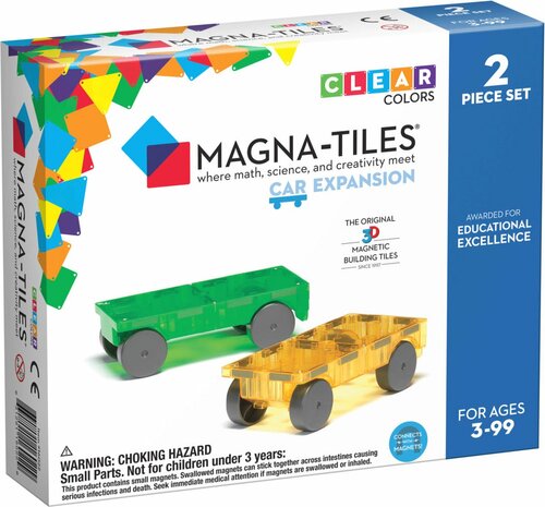 Cars 2 Piece Expansion Set / Magna-Tiles
