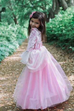 Pink Rose Princess Dress (3-4 jaar) / Great Pretenders