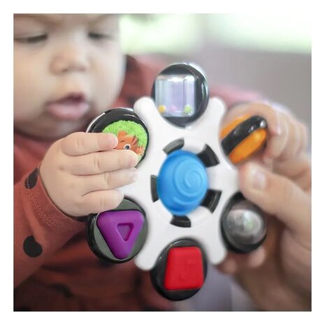 Rammelaar Curiosity Clutch Sensory Toy / Baby Einstein