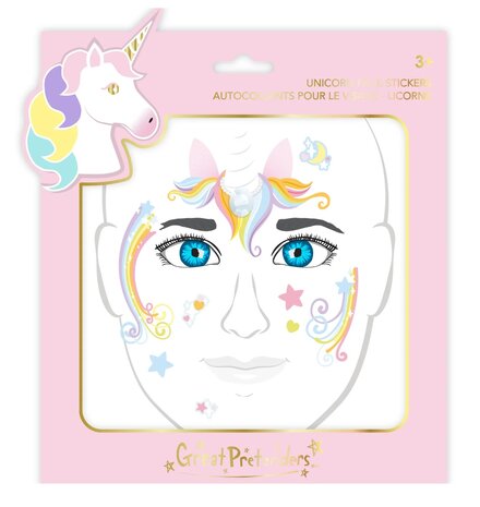 Unicorn Fairy Face Stickers / Great Pretenders