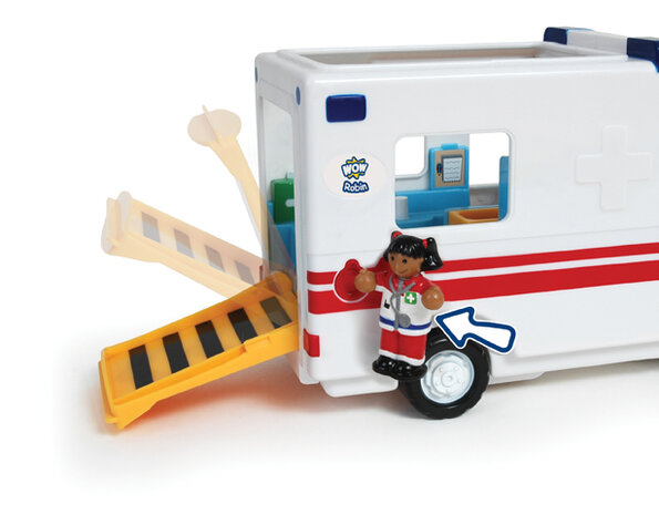 Robin's ziekenwagen/WOW Toys 3