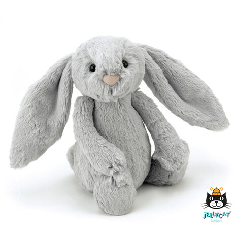 Konijn Bashful Silver Bunny Small / JellyCat