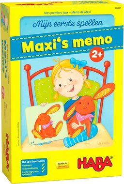 Mijn eerste spellen - Maxi's Memo / Haba
