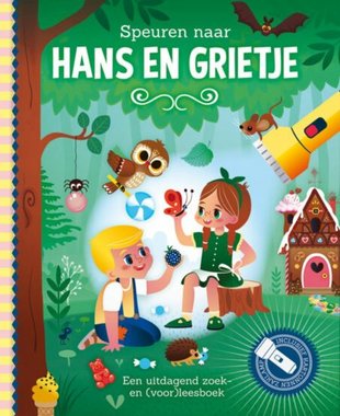 Zaklampboek- Speuren naar Hans & Grietje / Lantaarn