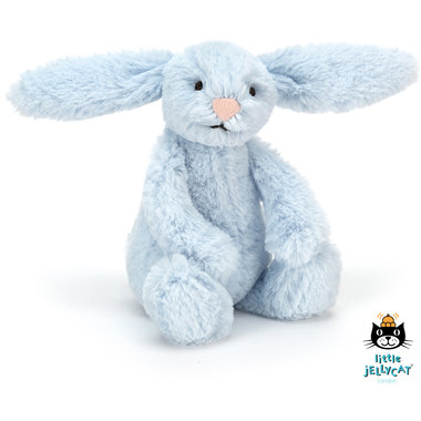 Konijn Bashful Blue Bunny Baby / JellyCat