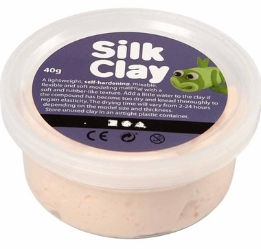 Silk Clay Metallic Zalm / Foam Clay