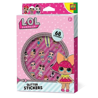 Glitter stickers / LOL Surprise