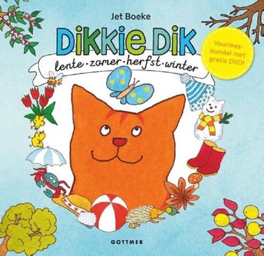 Dikkie Dik lente zomer herfst winter (+ dvd). 3+  / Gottmer