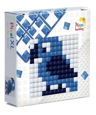 Pixel XL doosje Papegaai / Pixelhobby