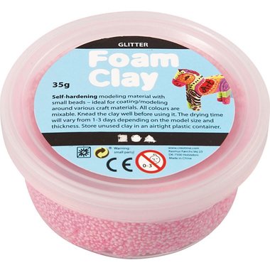 Foam Clay Glitter roze / Foam Clay