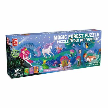 Magic Forest puzzel  Glow in the Dark (200 st) / Hape