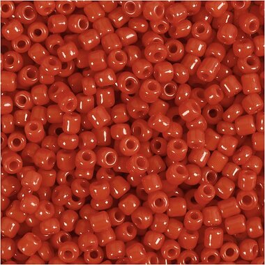 Rocailles kralen, d 3 mm, Dark Red