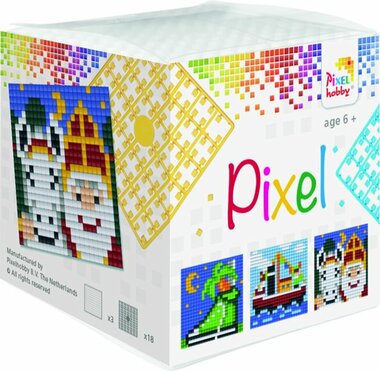 Pixel kubus set Sinterklaas / Pixelhobby