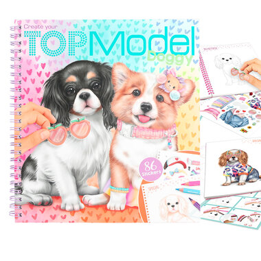 Create your TOPModel Doggy kleurboek / TOPModel