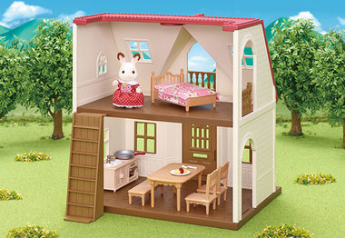 Poppenhuis Startershuis Red Roof Cosy Cottage / Sylvanian Families