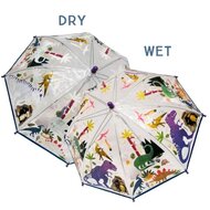 Kleurveranderde paraplu Dino 