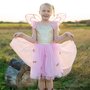 Gold Butterfly jurk met vleugels  (5-7 jaar) / Great Pretenders