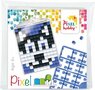 Pixel Medaillon sleutelhanger Husky / Pixelhobby